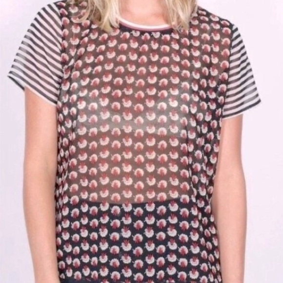 Scotch & Soda Madison Scotch gorgeous, semi sheer blouse S - Picture 2 of 10